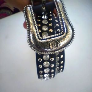 Cowgirl Rockabilly Bling Belt